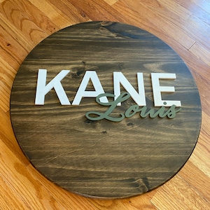 3D-Kinderzimmer-Namensschild