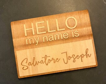 Hello My Name Is Sign