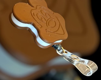 Mickey Ice Cream Inspired Badge Reel