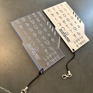 Star Wars Galaxy&#39;s Edge Inspired Aurebesh Translator Card