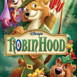 Vintage Disney 11" x 17" ( Robin Hood ) Movie Collector's Poster Print  B2G2F