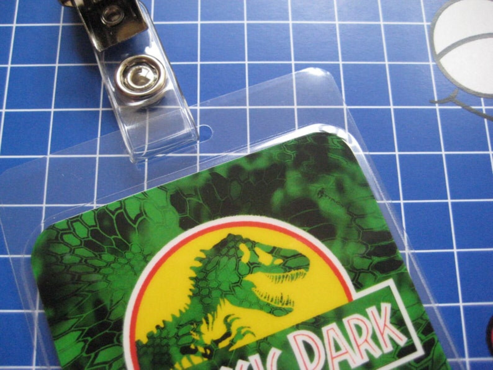 Jurassic Park Park Ranger Prop I.D. Badge T2 B3G1F - Etsy UK