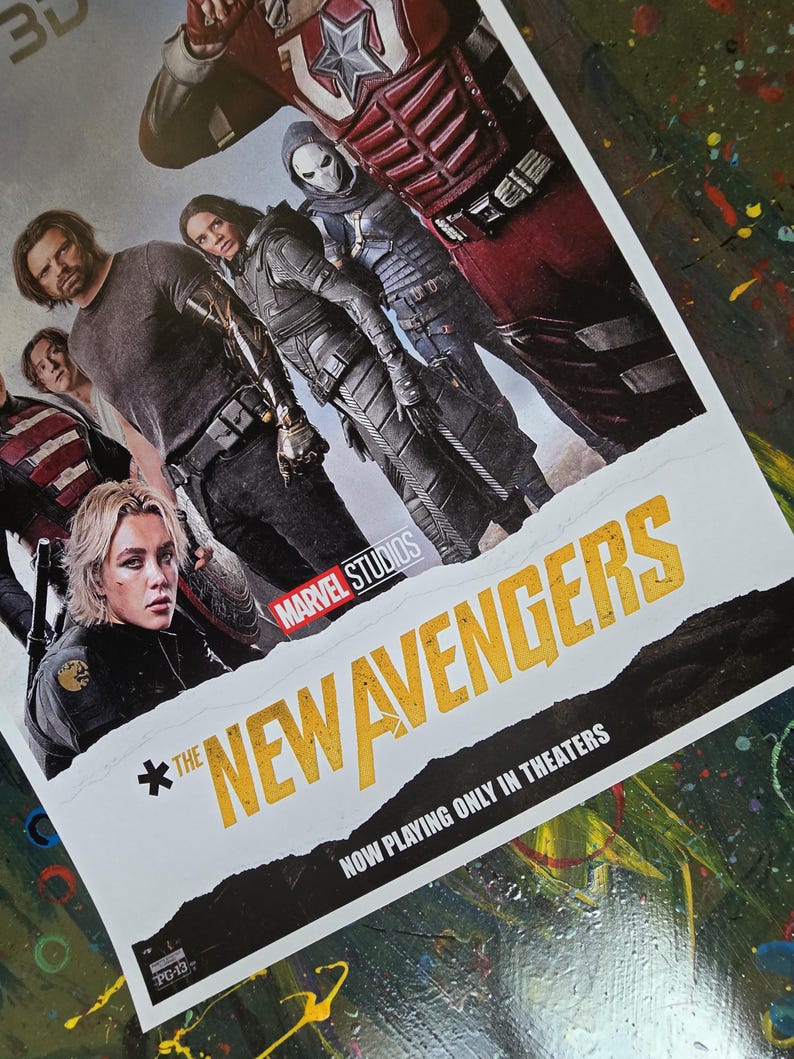 2025 Marvel Thunderbolts 11x14 Movie Poster • Superhero MCU Wall Art ...