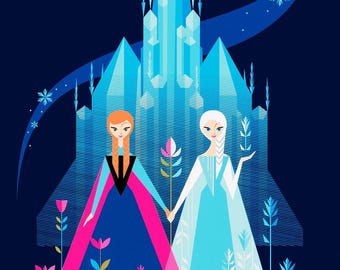 Disney Epcot Frozen Ever After 11" X 16.5" Collector's Poster