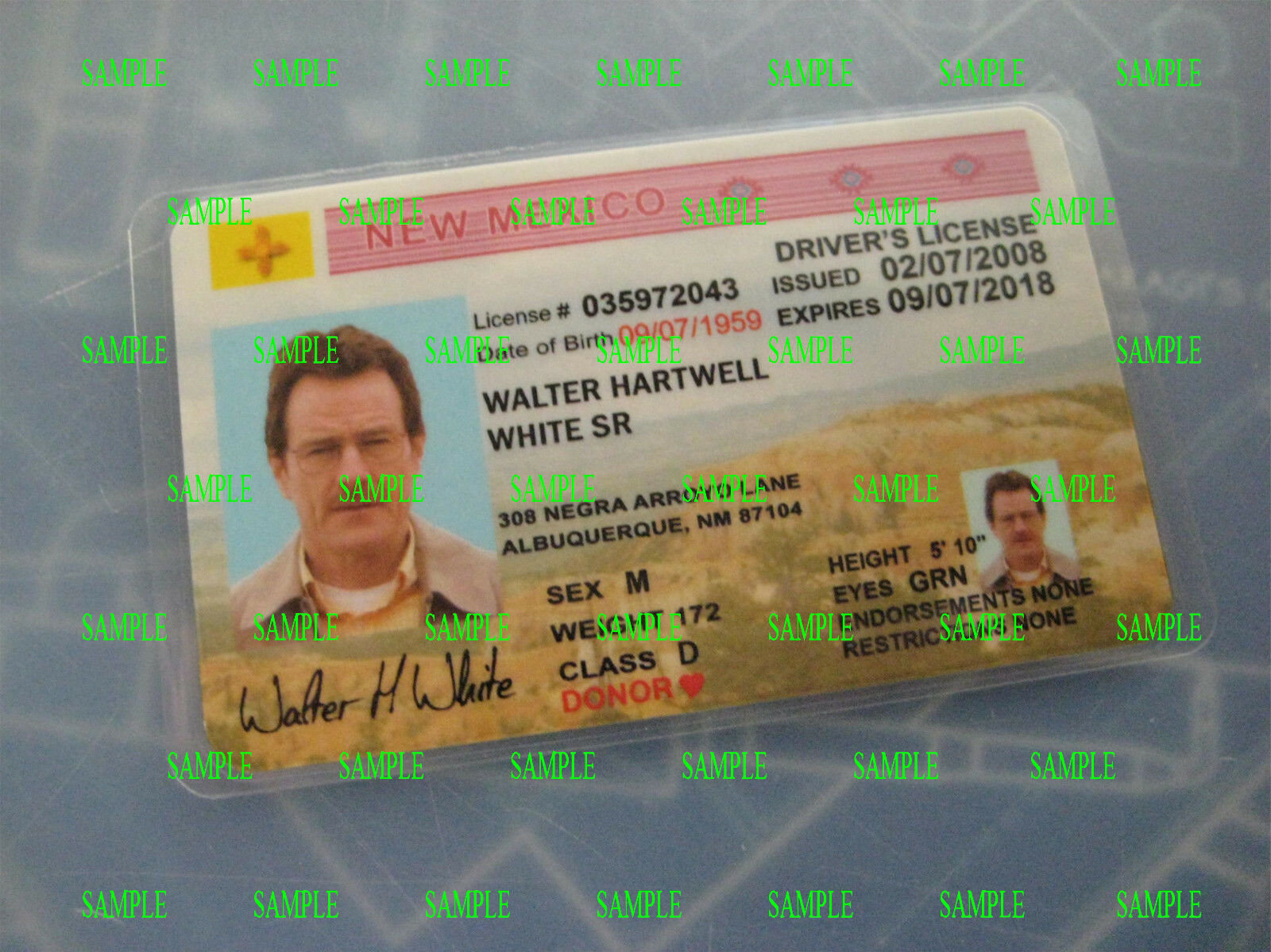 Breaking Bad Walter White Driver License Etsy