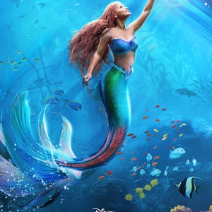 The Little Mermaid ( 11" x 16" ) Collector's Poster Print -( T7 ) B2G1F