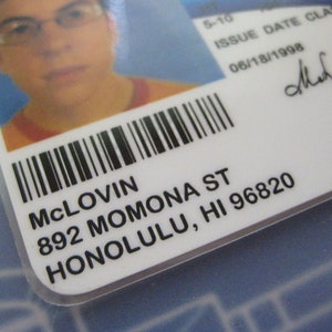 Super Bad McLovin I.D. License Prop immagine 2