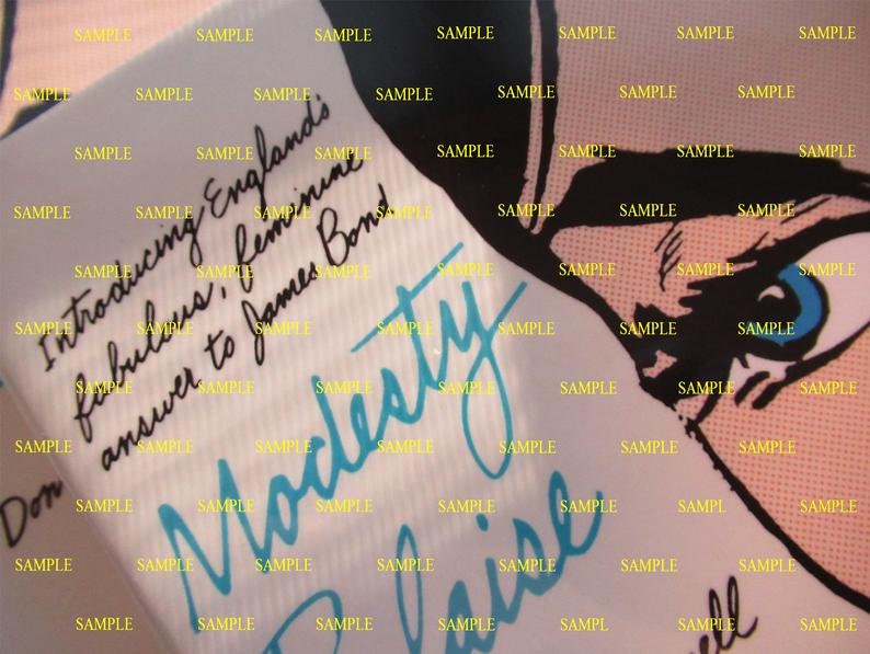 Modesty Blaise カバー　パルプフィクション ノート　映画プロップ Pulp Fiction Modesty Blaise Prop Book Vincent Vega Movie
