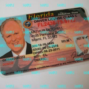 Dexter TV Series Arthur Mitchell The Trinity Killer Driver's License Cosplay Prop