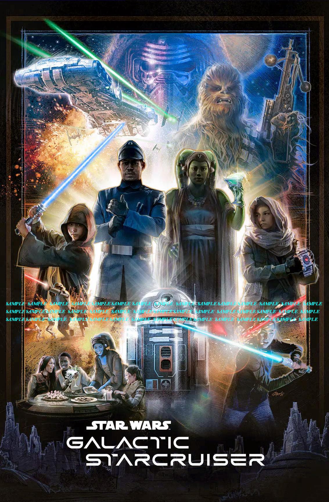 ギャラクティックスタークルーザー　ポスター Galactic Starcruiser Poster - Etsy