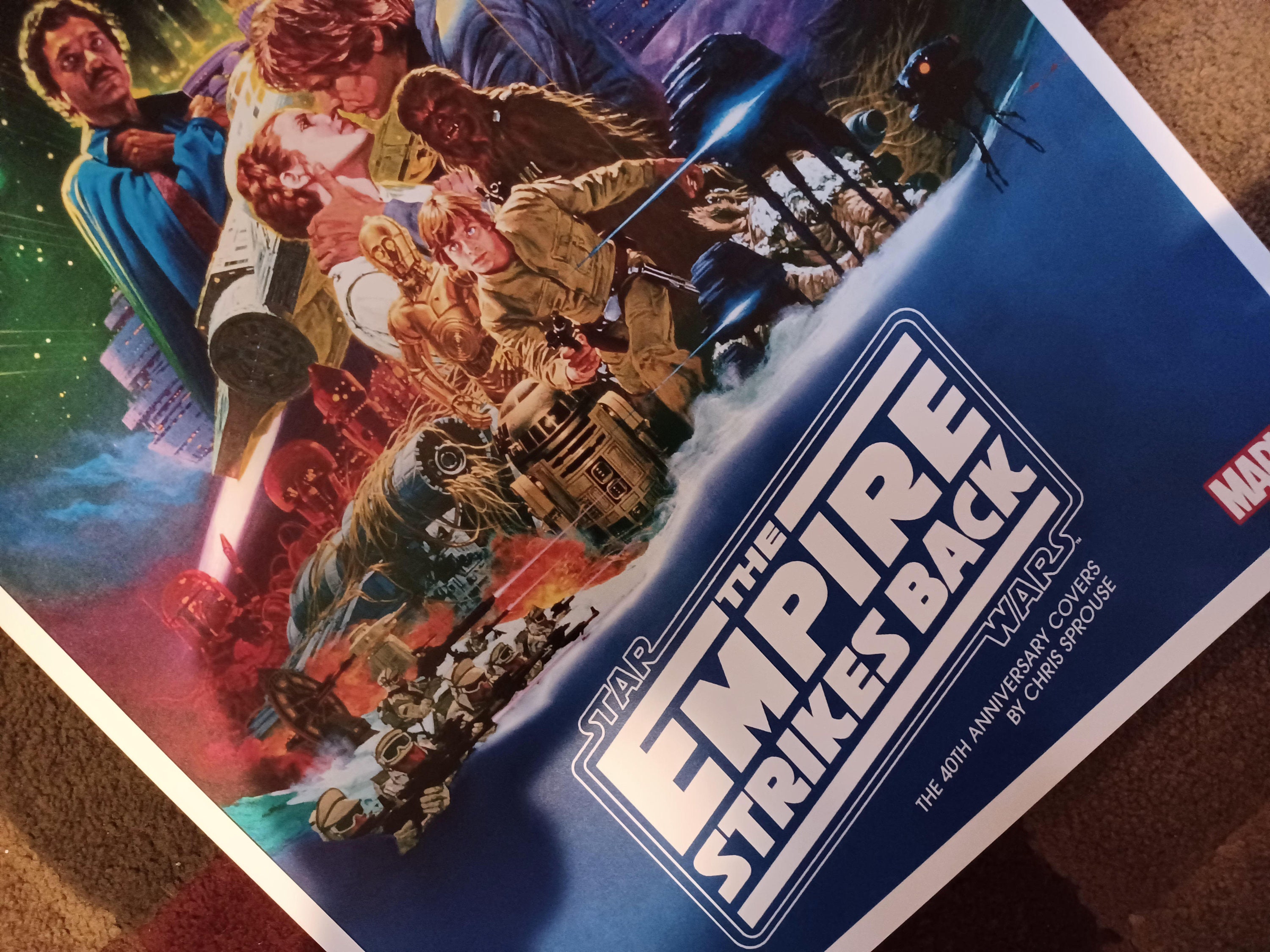 BOLD looking back 90s ポスター Star Wars: The Empire Strikes Back - 40th Anniversary