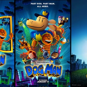 Pósters de colección de la película "Dog Man" (11" x 17") (juego de 3)