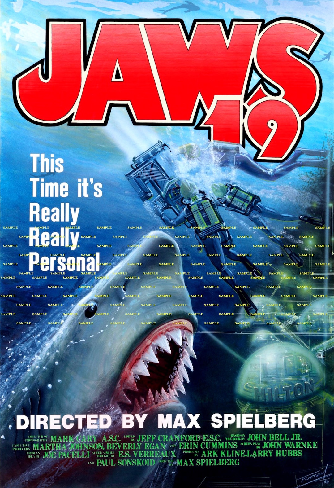 Back to the Future 2 JAWS 19 Movie Collectors Poster - Etsy 日本