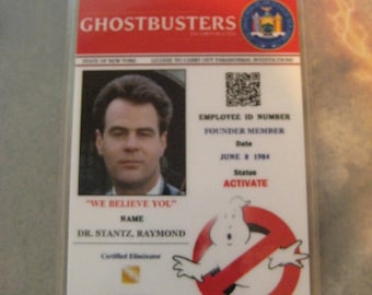 Ghostbusters 1984 - Raymond Stantz - I.D. Badge - B3G1F