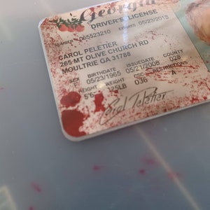 The Walking Dead Carol Peletier License Prop Cosplay Novelty image 3