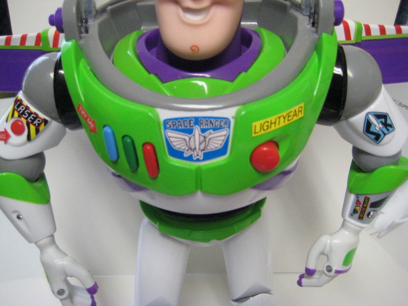 Toy Story Buzz Lightyear Action Figure Replacement Stickers Etsy UK