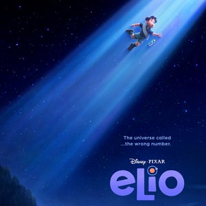 Póster de colección de la película ELIO (11" x 17") B2G2F