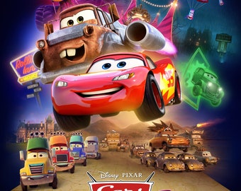 Disney Pixar Cars On The Road ( 11" x 17" ) Collector's Poster Print - B2G1F