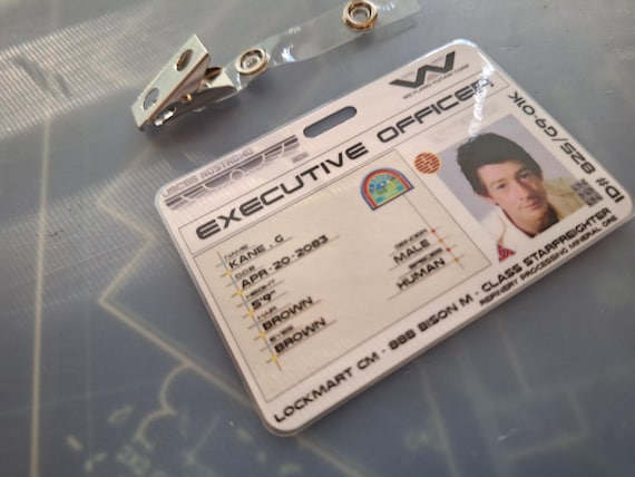 Alien USCSS Nostromo Kane I.D. Badge Cosplay Novelty - Etsy