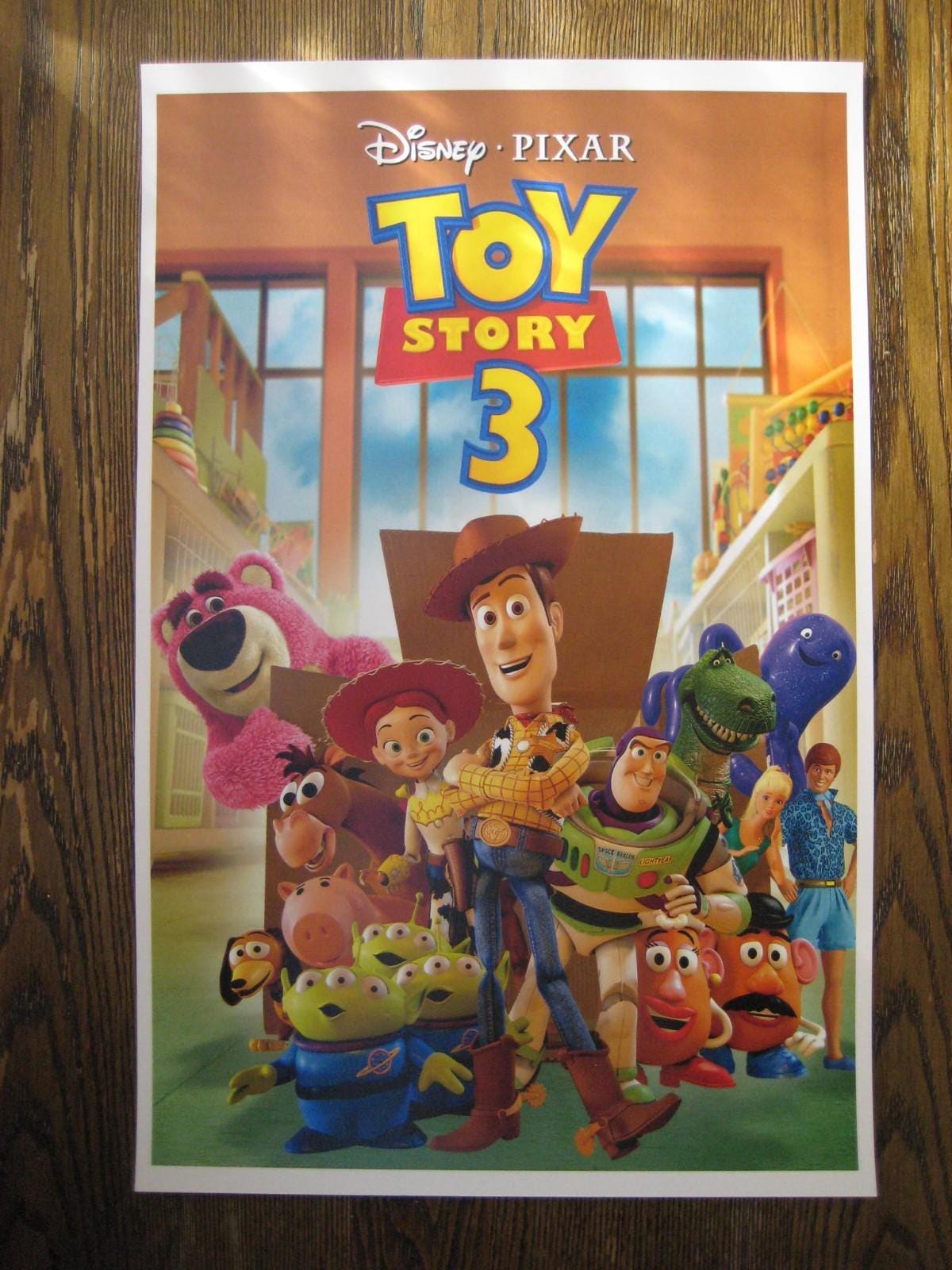 Disney TOY STORY PIXAR タペストリー ラグ 90s Disney Pixar Toy Story 3 11