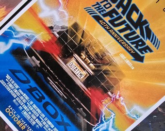 Back to the Future 40th Anniversary 11x14 Movie Posters Set of 3