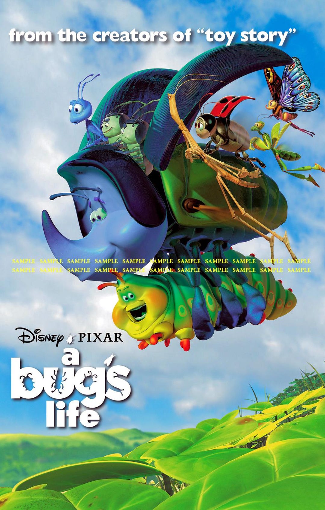 Disney Pixar A Bug's Life 11" X 17" Collector's Movie Poster ( T3 ...