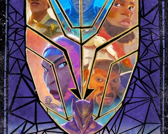Disney Marvel Eyes of Wakanda 11" X 16.5" Collector's Poster ( T2 )