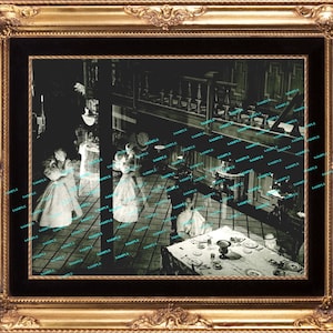 Disney Haunted Mansion Grand Ballroom 11&quot; x 12.75&quot; Collector&#39;s Poster B2G1F