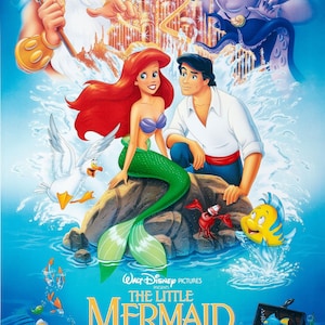 Disney The Little Mermaid ( 11&quot; x 17&quot;) Movie Collector&#39;s Poster Print  B2G2F