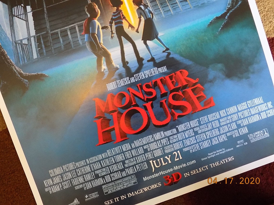Monster House ( 11" X 17" ) Movie Collector's Poster Print B2G2F - Etsy