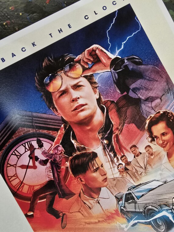 Back to the Future 40th Anniversary 11x14.5 Movie Poster BUY 2 GET