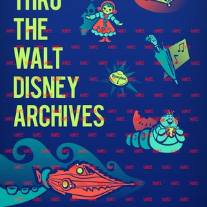 Póster de colección de Disney Walt Archives, 28 x 43 cm, B2G1F