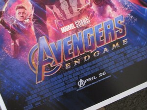 Affiche Cinéma Originale Avengers : Endgame – Grand Format 120 X 160 Cm, Pliée