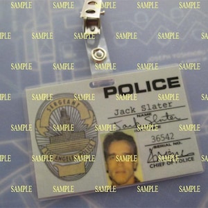 Last Action Hero - Jack Slater I.D. Badge ( 99.9% SCREEN ACCURATE )