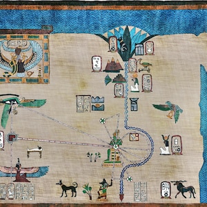 The Mummy 11" x 17" Hamunaptra Map Movie Poster Prop