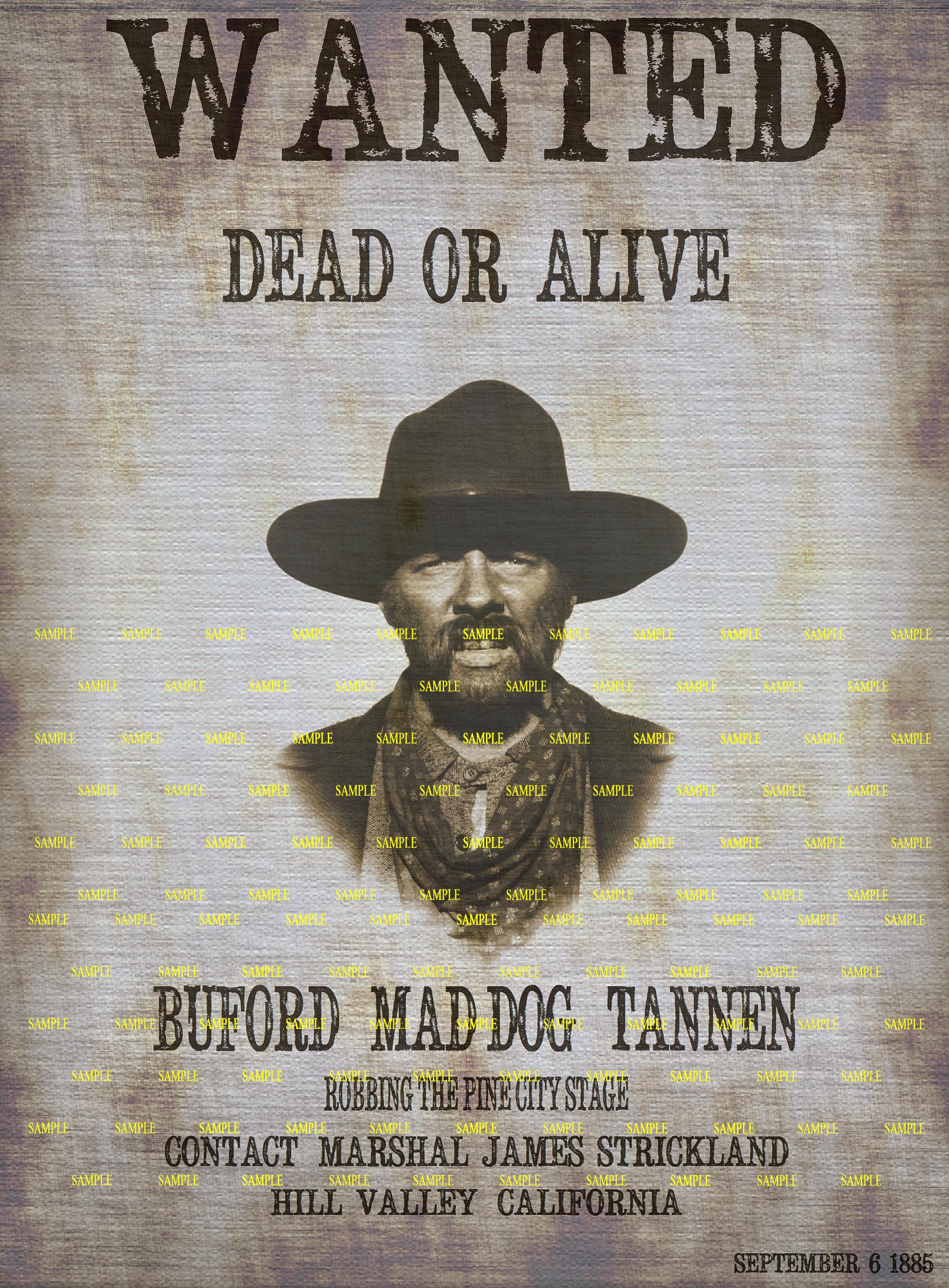 Back to the Future 3 Buford 'Mad Dog' Tannen 14.25