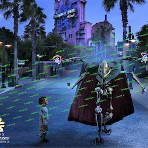 Disney Star Wars Weekends Genera Grievous 11&quot; x 16.25&quot; Collector&#39;s Poster