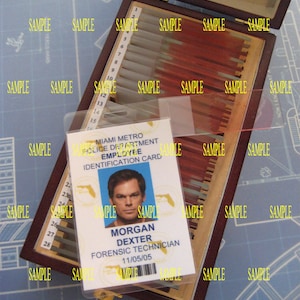 Dexter TV Series Dexter Morgan Miami Metro Laminate I.D. Badge Cosplay Prop