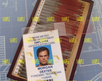 Dexter - Dexter Morgan - Miami Metro I.D. Badge - Prop - Cosplay - B3G1F