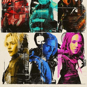Póster de la película Marvel Thunderbolts (11" x 15.5") para coleccionistas, B2G1F