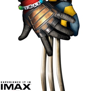 Póster de colección de la película Marvel Deadpool & Wolverine de 11" x 17" B2G1F