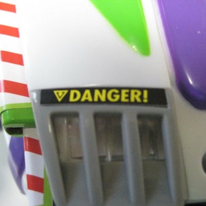 Toy Story Buzz Lightyear Action Figure Replacement Stickers B2G1F bild 9
