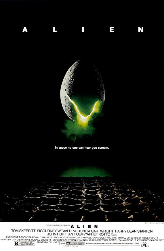 1979 Alien 11x17 Poster BUY 2 GET 1 FREE - Etsy