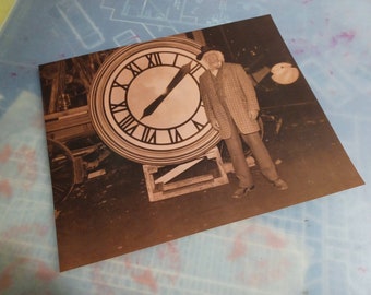 Back to the Future 3 - Doc with Clock - Photo Print - 8" x 10" - B2G1F