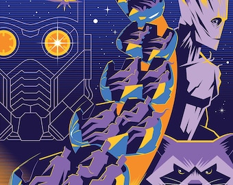 Disney Epcot Guardians of the galaxy 11" X 16" Poster Buy2Get2Free