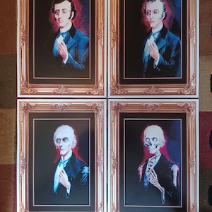 Disney Mansion Master Gracey Paintings ( 11&quot; x 15&quot; ) Poster Prints