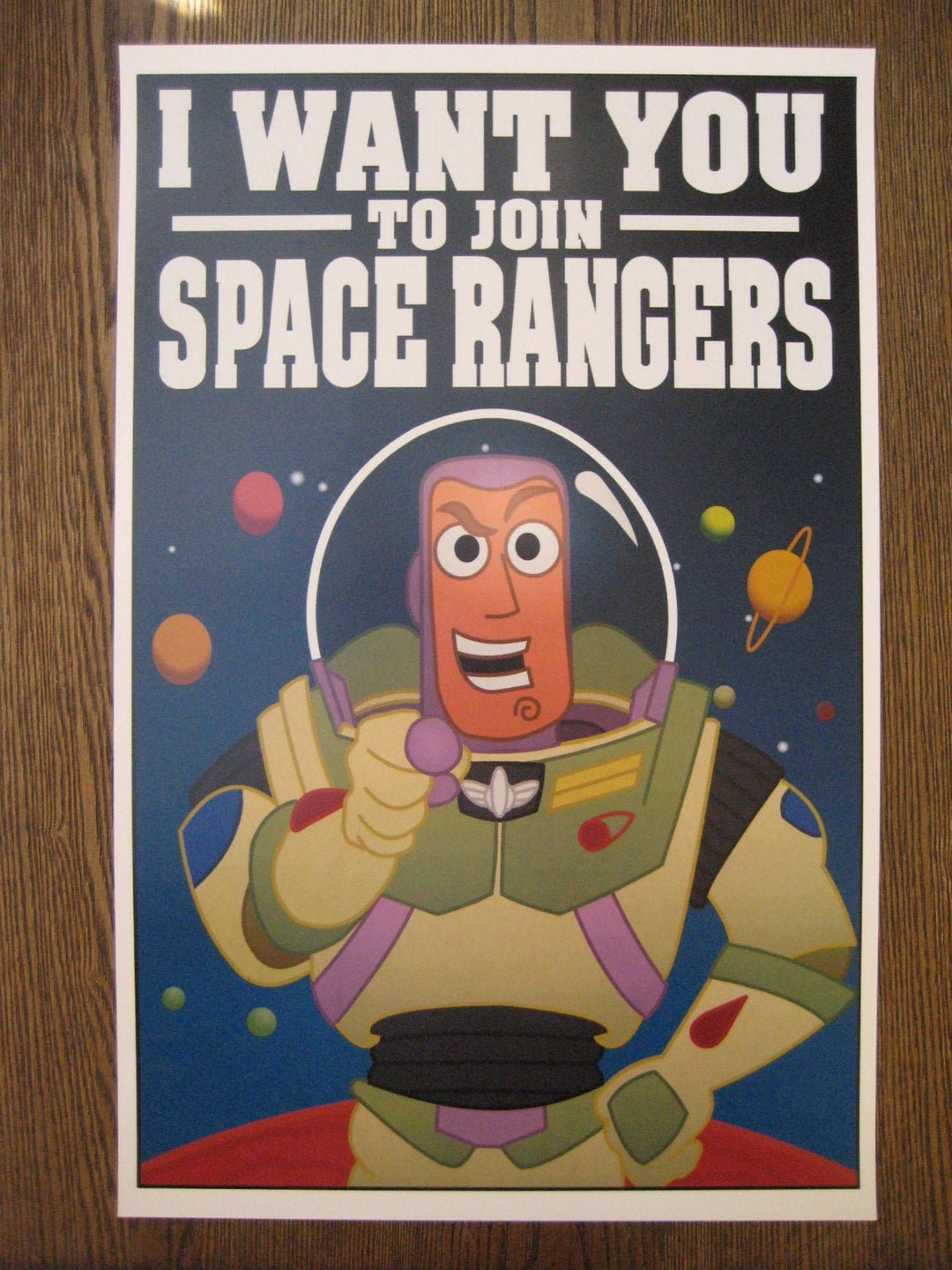 Toy Story Buzz Lightyear 11 X 17 Andy's Room Poster Print Etsy