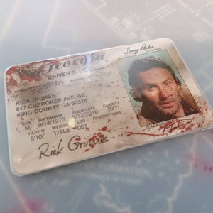 The Walking Dead - Rick Grimes- License - Prop - Cosplay - Novelty -
