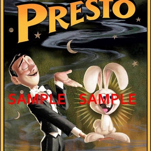 Disney Pixar Presto ( 11&quot; x 17&quot; ) Movie Collector&#39;s Poster Print
