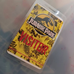 Jurassic Park Visitor - Prop ID Badge - B3G1F